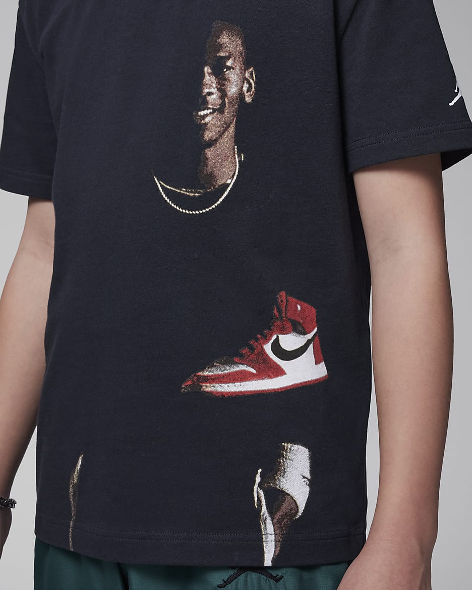 Tee shirt noir nike jordan new arrivals